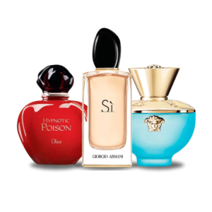 Соmbо аus 3 Dаmеnpаrfums (100ml) – Dior Hypnotic Poison, Giorgio Armani Sì & Versace Dylan Turquoise
